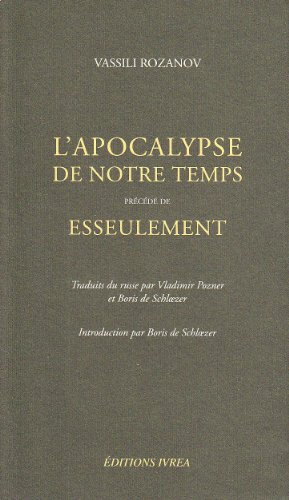 L'apocalypse de notre temps