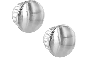 cyclingcolors 2x tappi manubrio bici da corsa cromo argento plastica vintage epoca