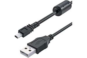 DRAGONTRADING OLYMPUS VR-320 / VR-330 / VR-340 Câble USB/chargeur de batterie pour appareil photo numérique