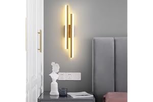 Riserva Vägglampa LED inomhus kreativ lång parallell, vägglampa varm vit 16 W 1 800 lm, vägglampa inomhus modern för vardagsr