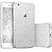 Produktbild iPhone SE 5S 5 Hülle JINCHANGWU Schutzhülle Glitzer Handytasche Etui TPU+ PC Silikon Crystal Case Weichem Handy Tasche Soft Cover Fall-Abdeckung Scratch-Resistant Silikonhülle Protective Shell für iPhone SE 5S 5 Silber