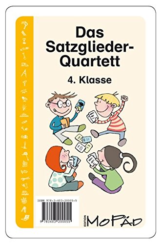 Preisvergleich Produktbild Das Satzglieder-Quartett: 4. Klasse