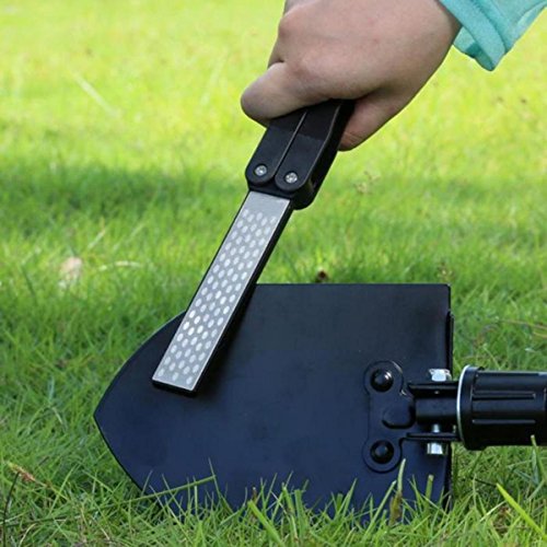 Latinaric Schwarz Faltbar Diamant Schleifwerkzeug Schärfstein Messerschärfer - 3