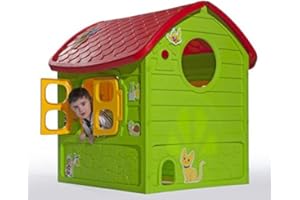 thorberg Spielhaus Maxi Kinderspielhaus extra groß 120x113x111cm (Made in EU) Kinderhaus