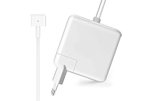 CLUVOX Chargeur Mac Book Pro T-Tip 60W,T-Tip Chargeur Adaptateur Secteur Compatible avec Mac Book Air/Mac Book Pro 11 "et 13" Pouces (2012-2017),Modèle A1425, A1435, A1502, A1465,A1466