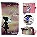 Price comparison product image Etche Stand Flip Case for Samsung Galaxy J5,Leather Wallet Case for Samsung Galaxy J5,Cute Little Girl Sunset Premium Pu Leather Magnetic Wallet Case with Card Holder for Samsung Galaxy J5 with Blue Stylus Pen and Bling Glitter Diamond Dust Plug Colors Random-Little Girl