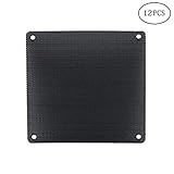  Magnetischer Staubfilter für Computer-Lüfter, PC-Kühler, PVC, staubdicht, Schwarz schwarz 80 x 80mm