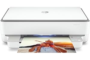 HP Envy 6020 5SE16B Stampante Fotografica Multifunzione A4, Stampa, Scansiona, Fotocopia, Wi-Fi Dual Band, Smart, Stampa Fronte/Retro Automatica, 3 Mesi Instant Ink Inclusi, Grigia