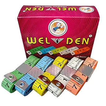 Welden Tape Measure(Pack of 10) | Body Measuring Tape | Sewing/Tailor Measuring Tape 152 cm/60 Inches , Measuring Tapes for Cloth Measure, Finest Export Quality Inch Tape