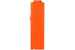 VGEBY Clip Chargeur de Fléchette Mousse Porte-Balle de Nerf 18 Balles Chargeur pour Pistolet Jouet N-Strike Elite Séries(Orange)
