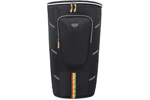 HOMDREAM Le Tambour Africain De Percussion Convient Au Tambour De Pouce 10/12/13 avec La Caisse Imperméable De Stockage De Tambour d'Oxford Djembe avec La Double Courroie D'épaule Réglable,10inch