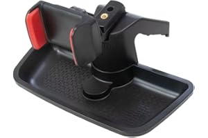 DAROPLO JK Support de portable pour de bord Accessoires intérieurs pour Wrangler JK JKU 2011-2017, noir