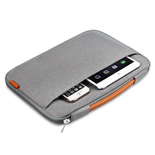 Inateck 13,3 Zoll Macbook Air/ Pro Retina Sleeve Hülle Ultrabook 33,8-cm-Laptop Tasche Speziell für 13,3″ Apple Macbook Pro Retina und Macbook Air, Dunkelgrau - 5