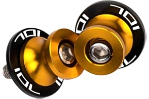 MotHeartCNC M10 Paddock-Ständer Bobbins für 701 Enduro 701 Supermoto Vitpilen 701 Svartpilen 701 Spulen für den Paddock-Ständer Motorrad 701 enduro Zubehör (Gold)