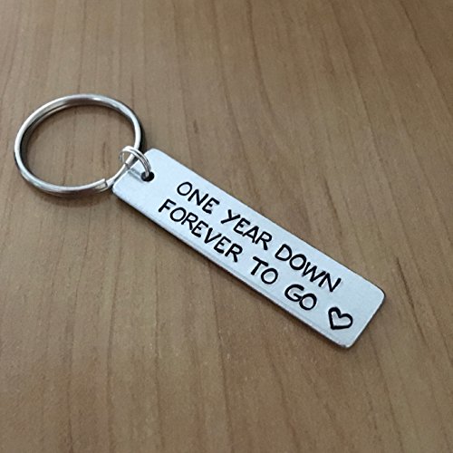 One Year Down, Forever To Go Keychain