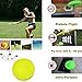 Price comparison product image Prevently Mini Flying Disc, Creative Hand-push UFO Mini Pocket Flexible Soft New Spin in Catching Game for Adults and Kids (Green)