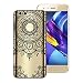 Produktbild Yokata Huawei Honor 9 Hülle Transparent Weiche Silikon Handyhülle Schutzhülle TPU Handy Tasche Schale Etui Weich Silicone Bumper Ultra Dünn Slim Schlank Durchsichtig Handytasche Premium Kratzfest Clear Backcover Schutz für Huawei Honor 9 Case Cover - Schwarze Mandala