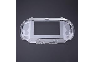 GGZONE Carcasa rígida transparente de repuesto para PSVita 2000 PSV 2000, protector de cuerpo de cristal (transparente)