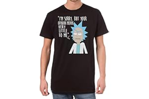 COTTON PRINT Rick & Morty T-Shirt - I'm Sorry But Your Opinion Means Very Little to Me