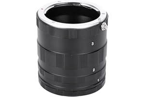 awstroe Macro Extension Full Set Tubes Makro Erweiterungsadapterrohr Nahaufnahme Linsenring für Sony E Mount Kamera für Extreme Nahaufnahmen
