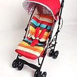 Universal Kinderwagen Sitzauflage, Buggy Auflage Regenbogen - 3