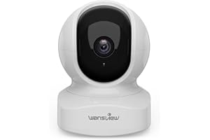 wansview Security Indoor Pet Camera, 2K Dog Camera with APP, WiFi CCTV Camera House Security for Baby Monitor, Real-time Alert 2-Way Audio Night Vision Pan/Tilt, TF Card Storage, Works with Alexa Q5