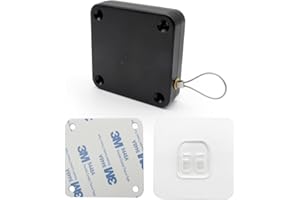 TIANLIN Automatic Sensor Door Closer, Punch-Free Automatic Sensor Door Closer, Residential Auto Door Closer with Drawstring for All Kinds of Aluminum Alloy, Wooden, Two-Way Sliding, Glass Doors