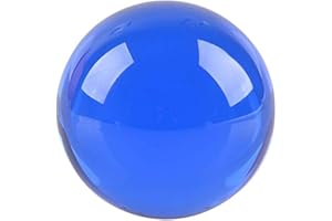 Tubayia 50 mm Crystal Ball Glass Ball Photo Ball Photography Props Decoration Gift (Blue)