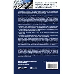 Engineering Decision Making and Risk Management