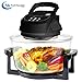 Produktbild HEISSLUFT FRITTEUSE HALOGENOFEN KONVEKTIONSOFEN HEISSLUFT MULTI FRITTEUSE HALOGEN HEISSLUFT OFEN MULTICOOKER Heißluft-Fritteuse & 10in1-Halogen-Multikocher ECO AIR-PROFI 1350W H-DC (schwarz/ transparent)