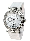 Stella Maris Damen-Armbanduhr Analog Quarz Premium Keramik Diamanten - STM15R1