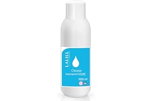 LALILL Nail Cleaner 1000ml - Sgrassatore per unghie a base di isopropanolo 99% IPA - Detergente per unghie in gel - Rimuovi smalto in gel