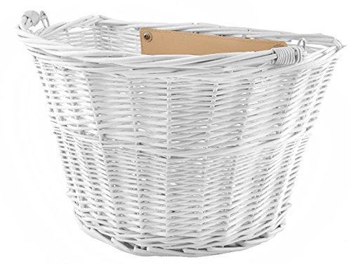 Fahrradkorb für Lenker Weide Korbgeflecht Transportkorb Weidenkorb #2352 - 6