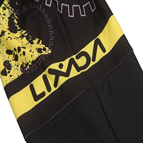Lixada Atmungsaktive Langarm Radtrikot Set Gepolsterte Hosen Radsport Bekleidung - 6