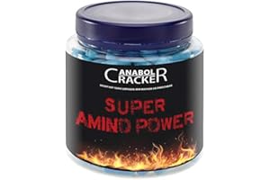 ANABOL CRACKER Super Amino Power, 350 Kapseln, stärkste Aminosäuren, Bcaa/L-Glutamin, L-Arginin, L-Tyrosin - Premium Qualität