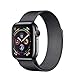 Produktbild APPLE WATCH SERIES 4 GPS  CELLULAR 40mm CAJA ACERO INOXIDABLE NEGRO ESPACIAL CON MILANESE LOOP - MTV