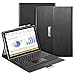 Coque New Surface Pro 2017, ESR Nouveau Surface Pro 2017 Smart Case Cover Folio Housse Etui Coque de Protection en cuir PU avec Fermeture Magnétique Veille Automatique pour Microsoft Surface Pro 5 2017 et Surface 4 (Série Intelligent, Noir)