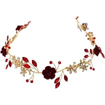 Blumenmädchen Tiara Stirnband – Romantisches Blüten-Haarband Für Hochzeit & Festivals (8 Cm Blüte)