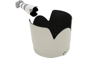 Goshyda Parasol para Lente, Protector de Pantalla de Parasol de Lente de cámara Reversible ET-87 para Canon EF 70-200 mm F2.8 USM IS II