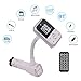 Produktbild Freie Fernbedienung Bluetooth FM-Transmitter Metallschlauch FM-Modulator-Radio-Adapter Kfz-Freisprecheinrichtung MP3-Player mit LED-Anzeige Unterstützung USB Disk / SD-Karte 3,5 mm Aux-in-Auto-Ladegert für iPhone iPad Samsung Smartphone