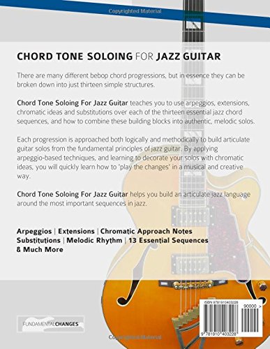 Livres Couvertures de Chord Tone Soloing for Jazz Guitar: Master Arpeggio Soloing for Jazz Guitar-