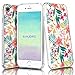 Price comparison product image Sinjoro iPhone 8/ iPhone 7 Case, Slim Shockproof Clear Floral Flower Design Soft Flexible TPU Back Cover Case for 4.7" Apple iPhone 8/ iPhone 7 (Flower#1)