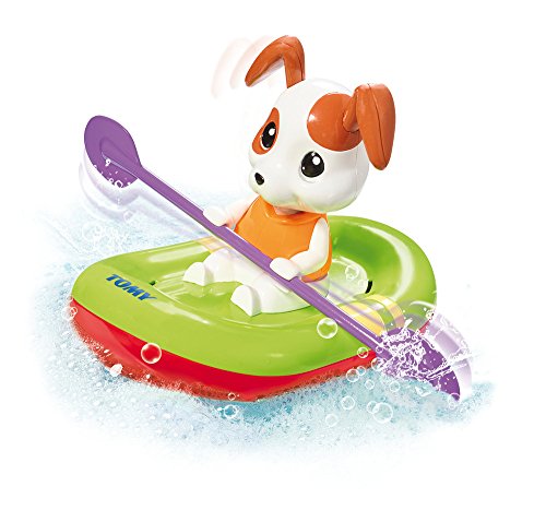 Tomy Wasserpsielzeug „Paddy der paddelnde Welpe“ – hochwertiges Badewannenspielzeug – ab 10 Monate - 3