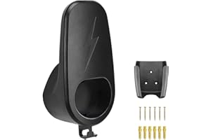 Jooheli Soporte Cargador EV, Coche Eléctrico Soporte para Cable Tipo 2, Eléctrico Soporte para Cable Pared para Cable de Carga Soporte, Wallbox Soporte, Tesla, Modelo 3, Modelo Y, EU
