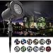 Produktbild HAPPYMOOD Projektion Lampe Rasen Dekoration Licht Scheinwerfer Wasserdicht Landschaft Rotierend Fee Beamer Licht Für Weihnachten Draussen Dekoration