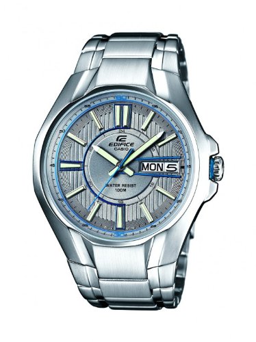 Casio Herren-Armbanduhr XL Edifice Analog Quarz Edelstahl EF-133D-7AVEF Casio Herren-Armbanduhr XL Edifice Analog Quarz Edelstahl EF-133D-7AVEF