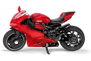 siku 1385, Ducati Panigale 1299 Motorrad, Metall/Kunststoff, Rot, Ausklappbarer Ständer