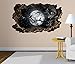 Produktbild 3D Wandtattoo Vollmond Raben Ast Mond schwarz Bild Foto Wandbild Wandsticker Wandmotiv Wohnzimmer Wand Aufkleber 11F160, Wandbild Größe F:ca. 97cmx57cm