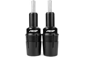 MOWOK Frame Sliders for Yamaha R7 YZFR7 2021 2022 2023 2024 2025 Motorcycle Accessories Crash Protection pad Bobbins Pad Falling Protector Frame Sliders YZF-R7 (Black)