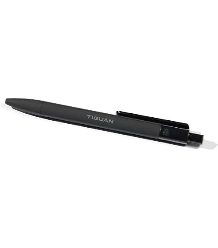 VW Genuine Volkwagen Logo Ballpoint Pen Black